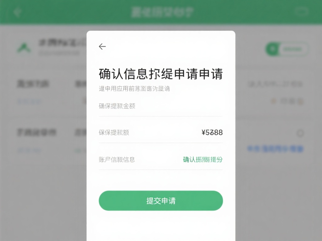 确认信息并提交申请
在提交应用前再次核对输入的所