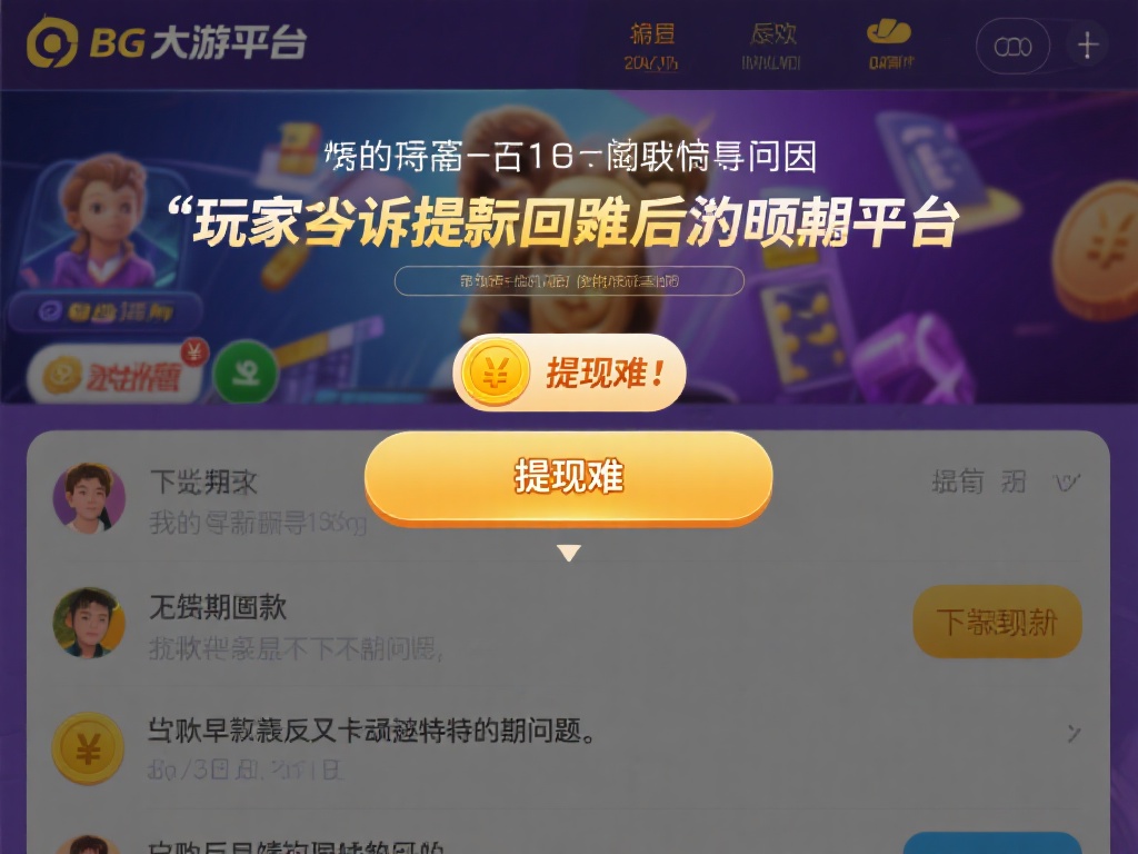 BG大游平台无法提现是真是假?深入揭秘真相 玩家投诉提现难题背后的原因
不少网友在社交媒体上